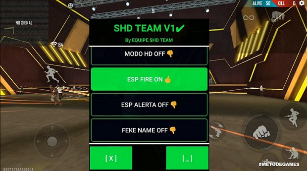 shd team v1 free fire