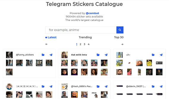 combot.org stickers telegram