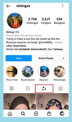 filter instagram glow up