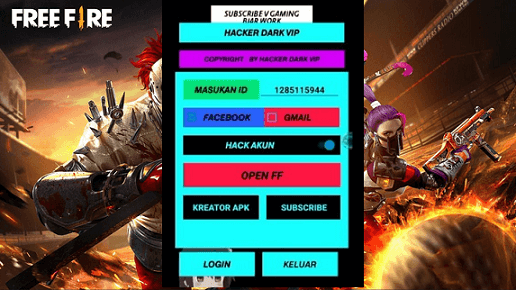 cara menggunakan high hack vip apk ff