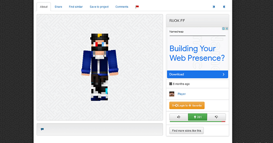 Nova Skin Minecraft FF