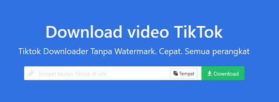 Download Video Tiktok Tanpa Watermark Melalui Snaptik App