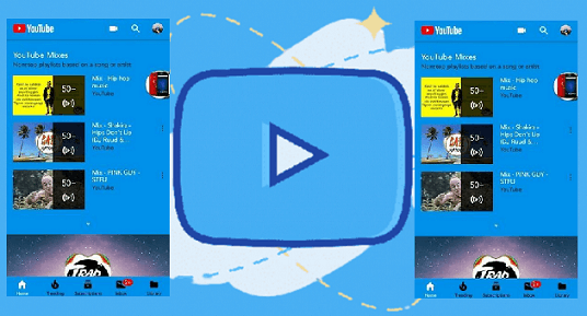 Fitur Youtube Biru 3D Mod Apk