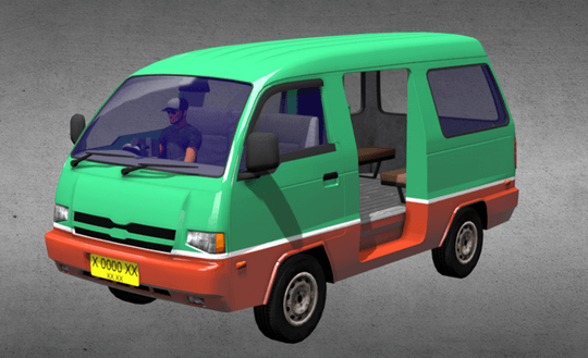 Mod Bus Simulator Angkot HD Biasa