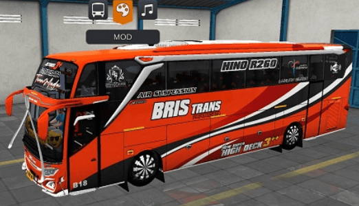 Mod Bus Pariwisata Scania Full Anim