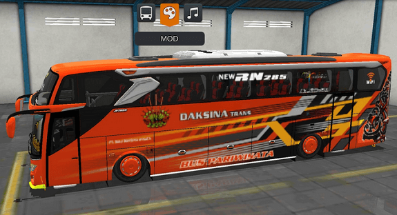 Mod Bus Pariwisata Voyager Daksina Trans