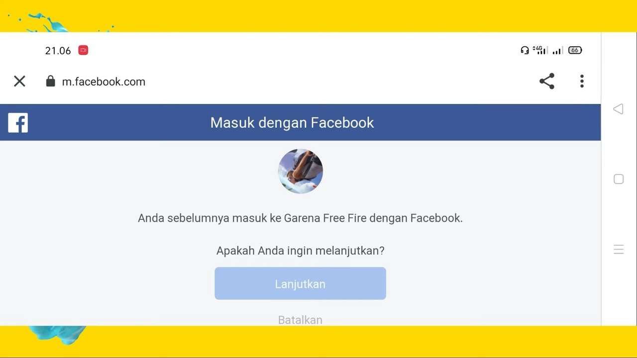 cara mengatasi free fire tidak bisa login facebook 3