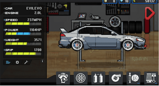 pixel car mod apk