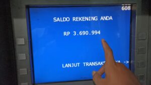 cara cek saldo ATM BRI