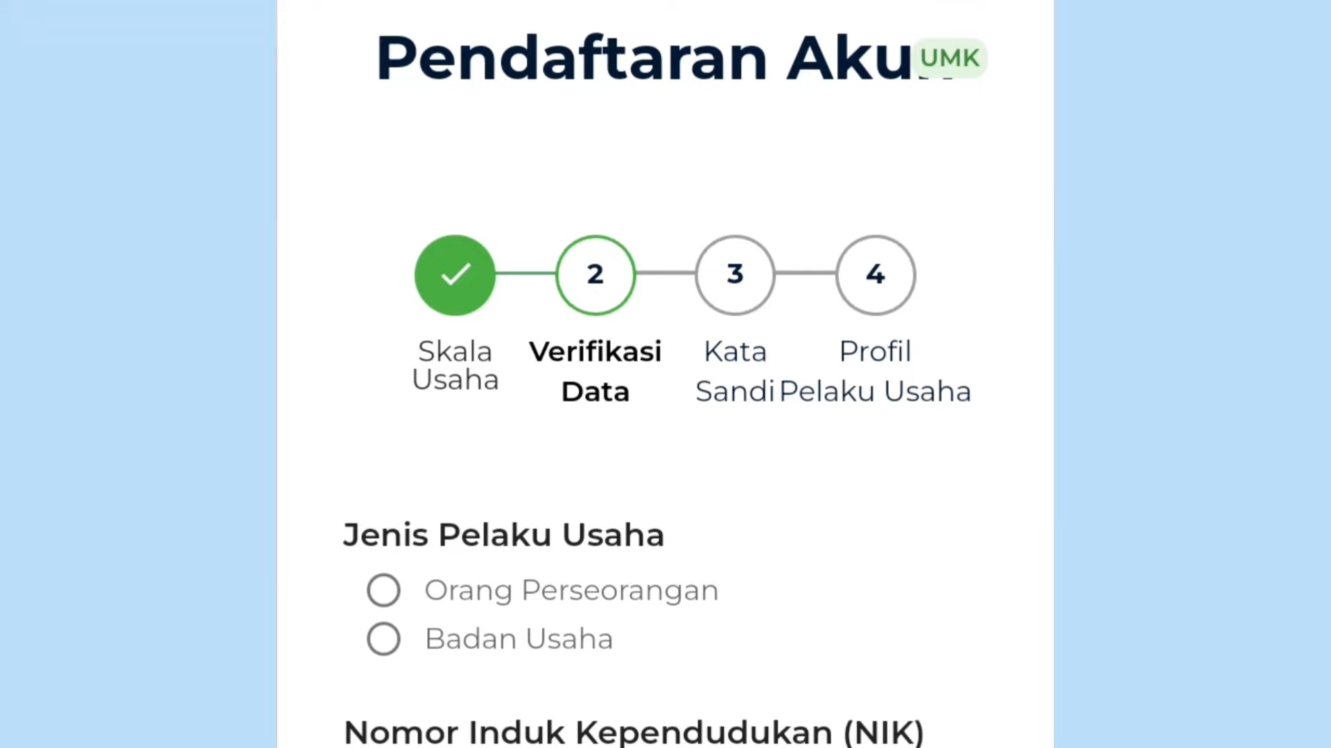 cara daftar BLT UMKM online 2