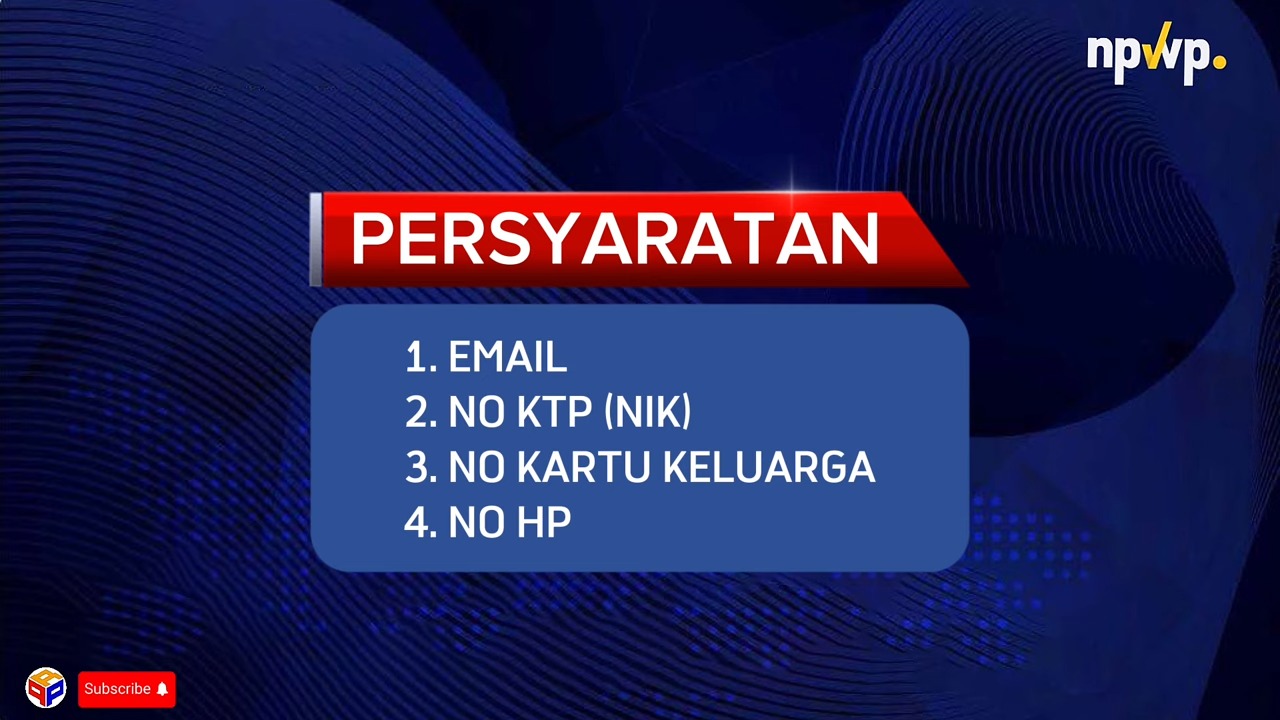 cara daftar NPWP online lewat HP 2