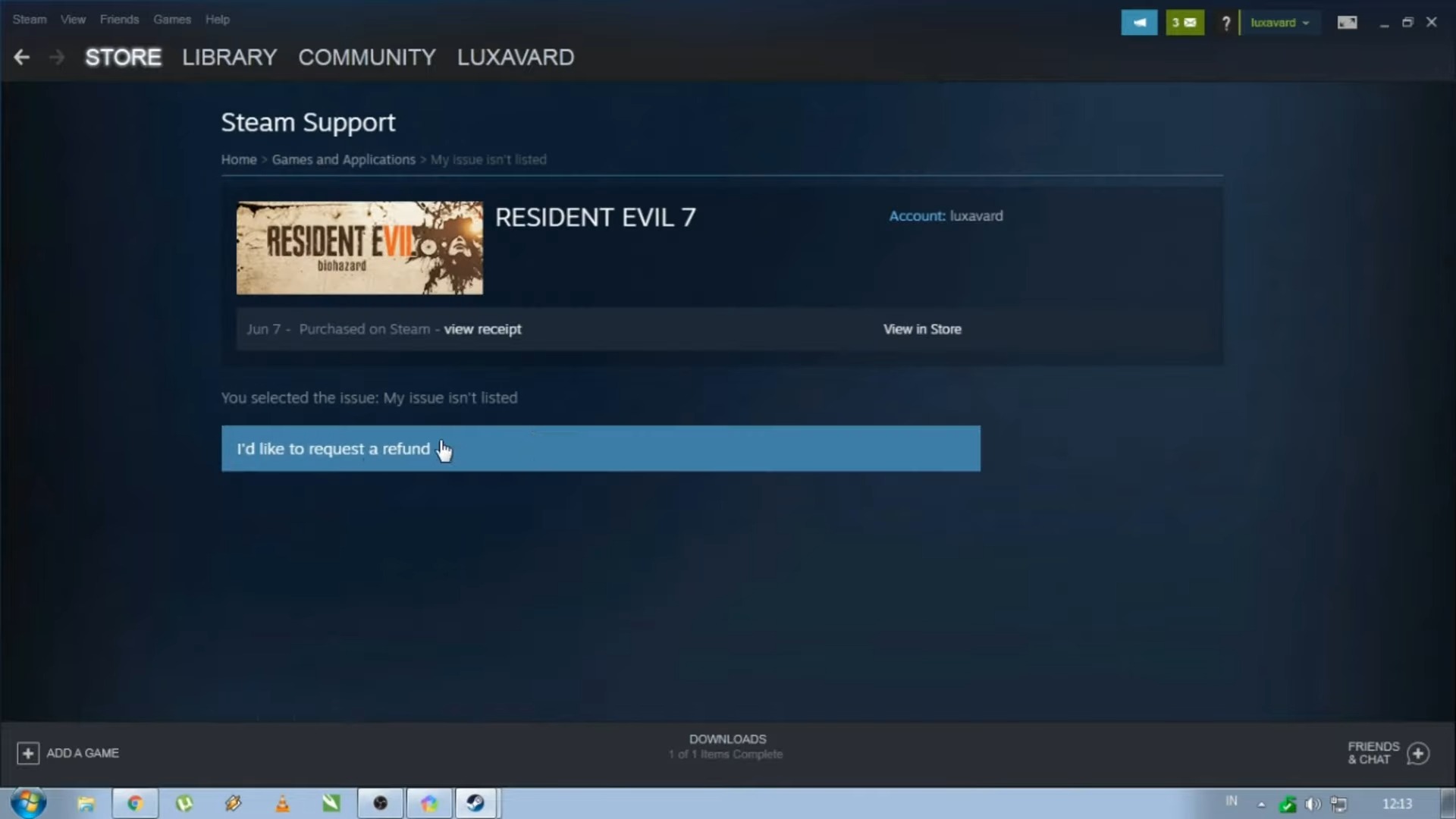 cara refund game Steam 2