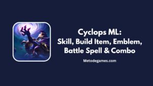 Hero Cyclops ML Skill, Build, Emblem, Combo dan Kombinasi Hero