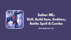 Hero Saber ML Skill, Built Item, Emblem & Item Counter