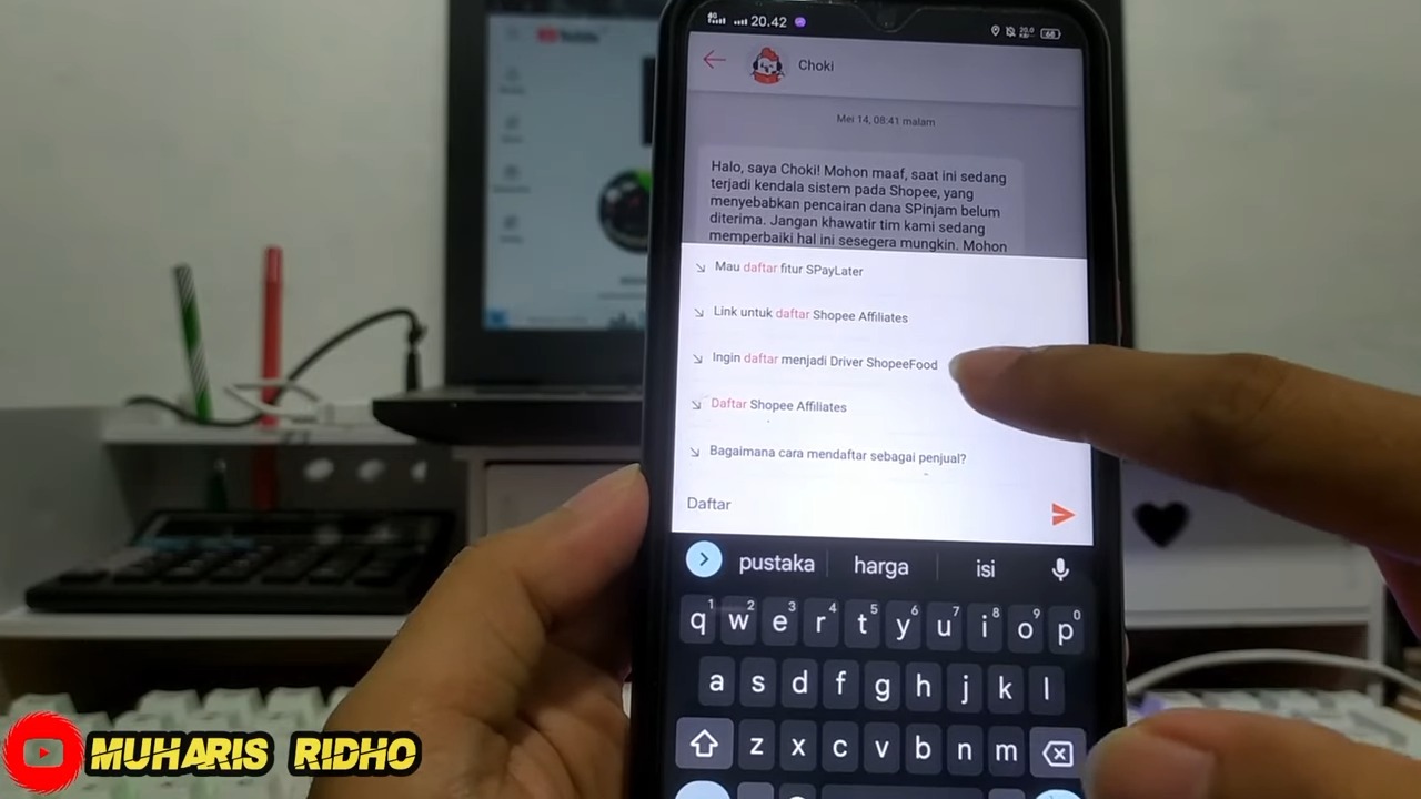 cara daftar driver Shopee Food 2