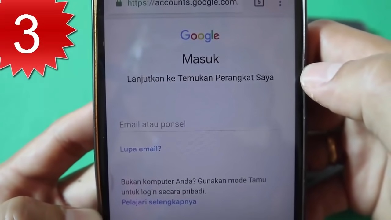 cara melacak HP dengan email 3