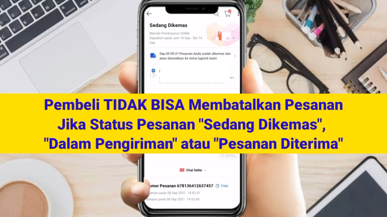 cara membatalkan pesanan di Lazada 3