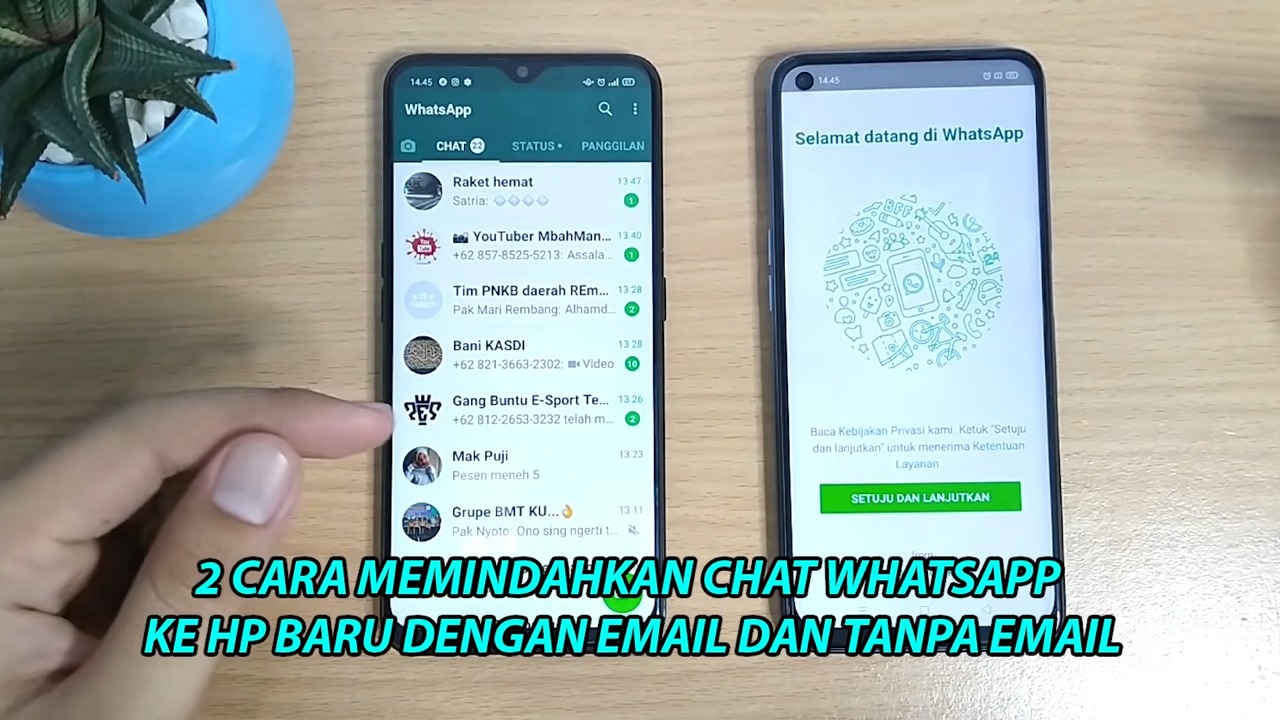 Cara Memindahkan WA Ke HP Baru