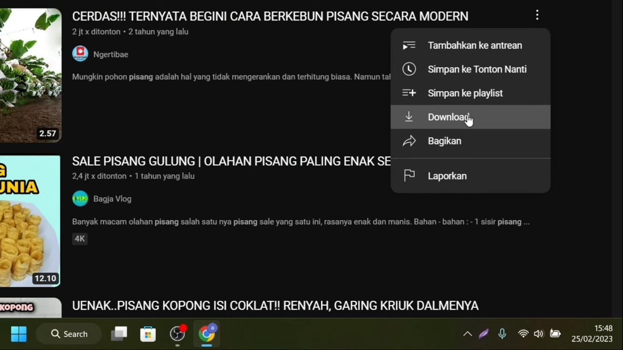 cara mendownload video dari YouTube 2