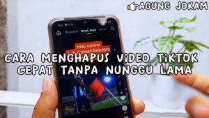 cara menghapus video di TikTok