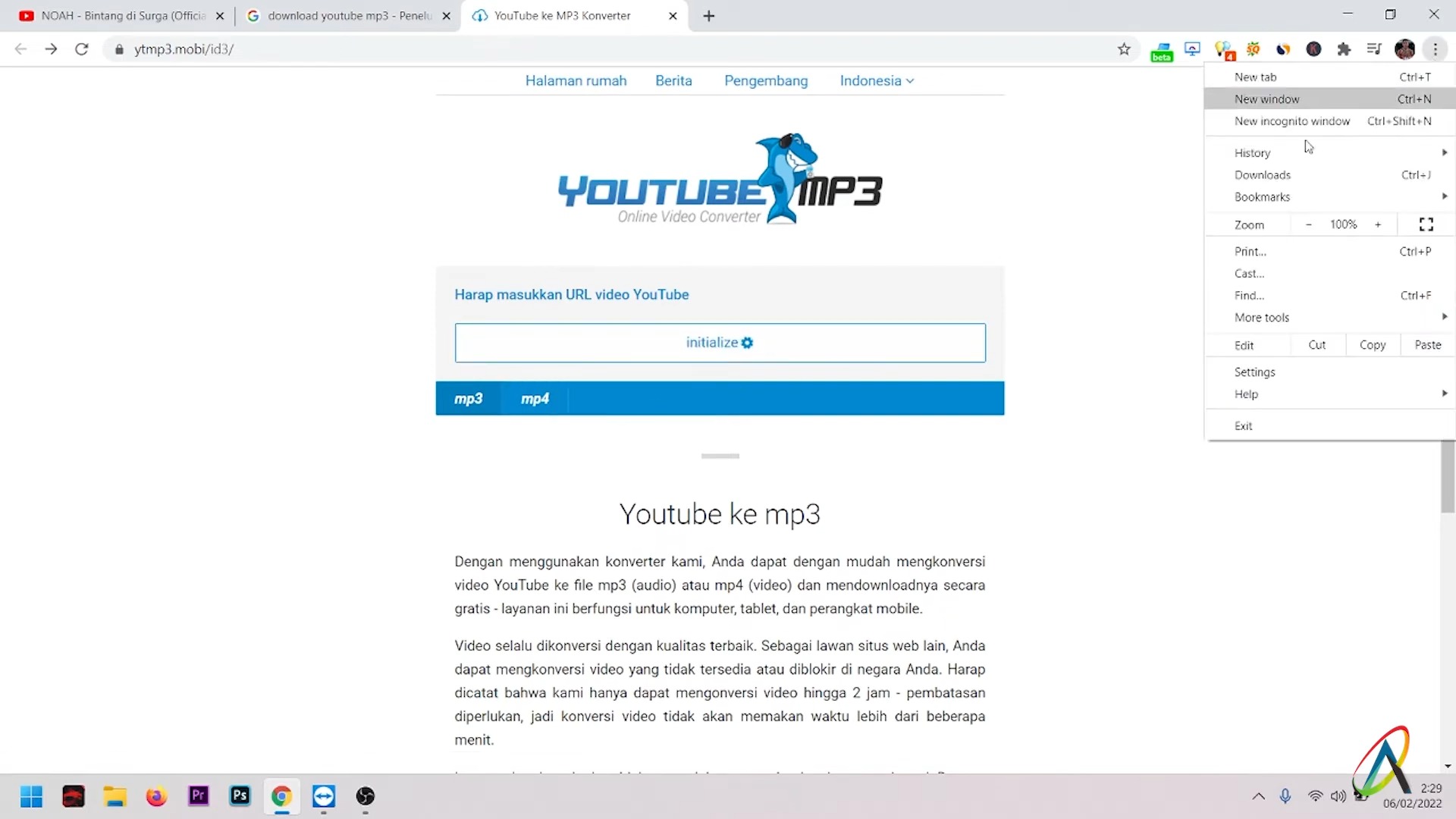 cara download MP3 dari YouTube 3