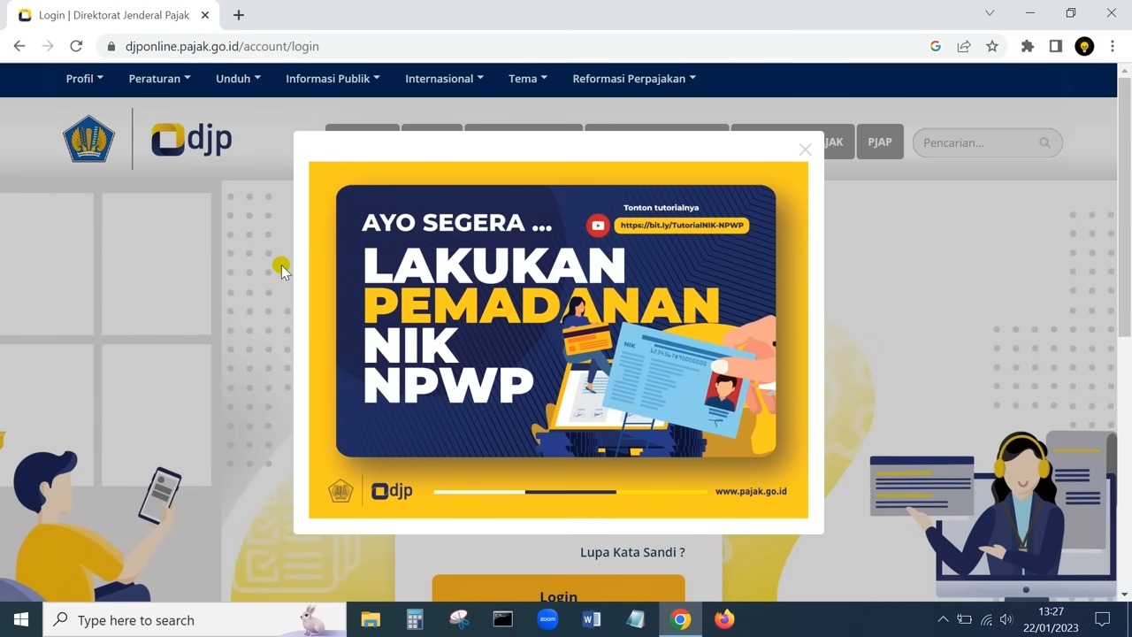 cara lapor SPT tahunan online 2