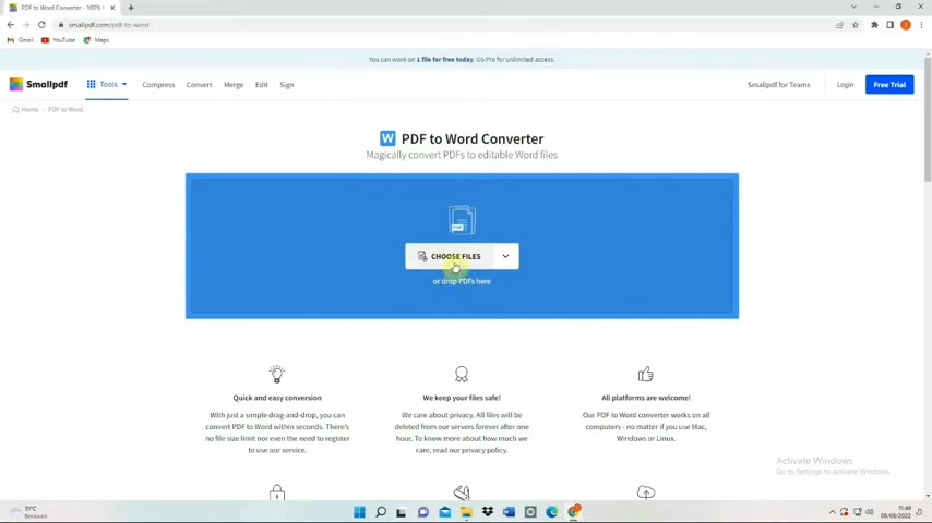 cara mengubah PDF ke Word di laptop 2