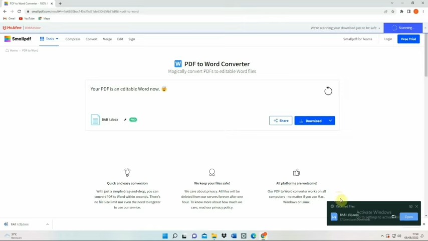 cara mengubah PDF ke Word di laptop 3