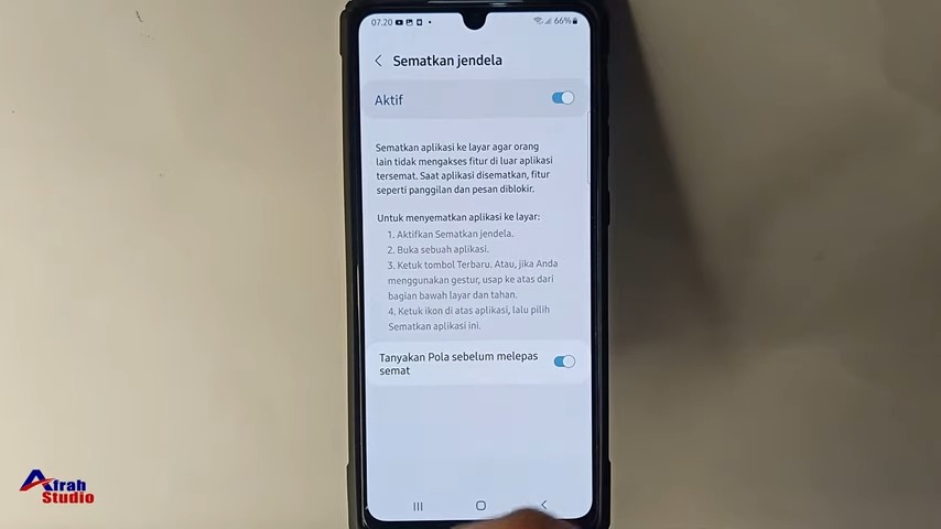 cara mengunci aplikasi di HP Samsung 2