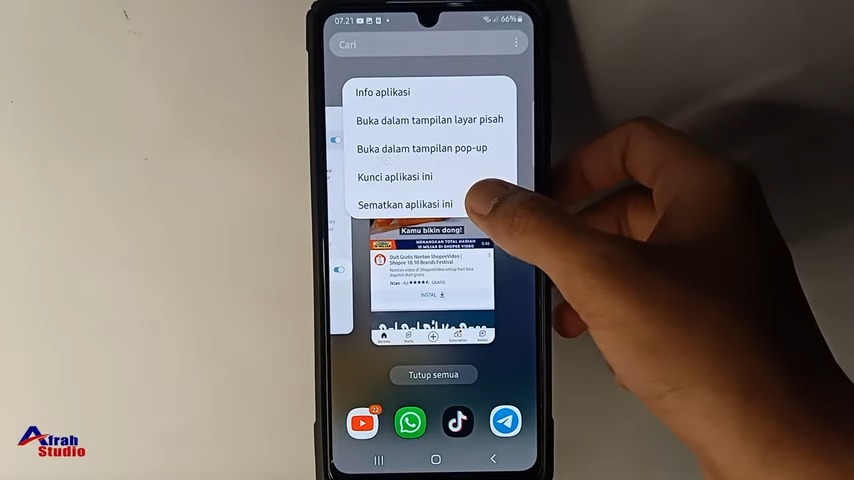 cara mengunci aplikasi di HP Samsung 3