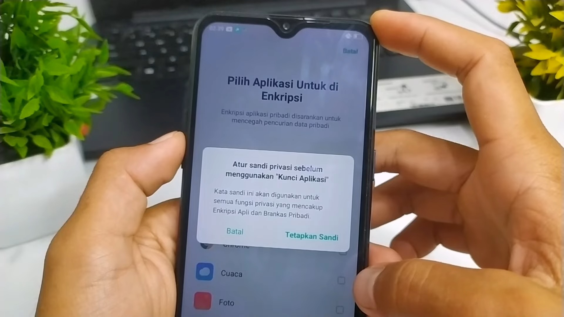 cara menyembunyikan aplikasi di HP Oppo 2