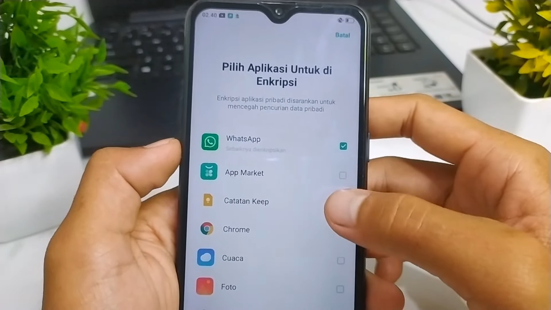 cara menyembunyikan aplikasi di HP Oppo 3