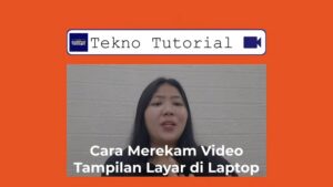 cara merekam layar di laptop