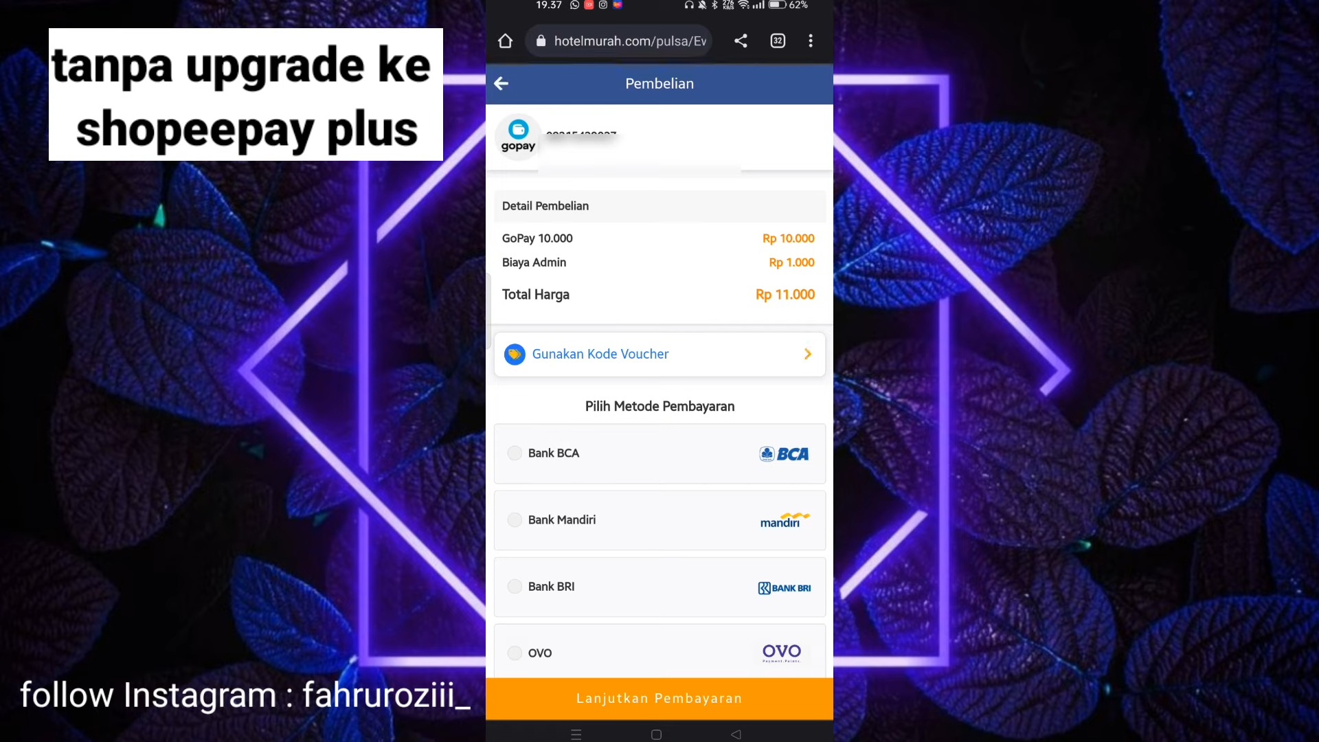 cara transfer GoPay ke ShopeePay 2