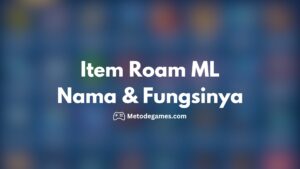 Item Roam ML Nama dan Fungsinya!