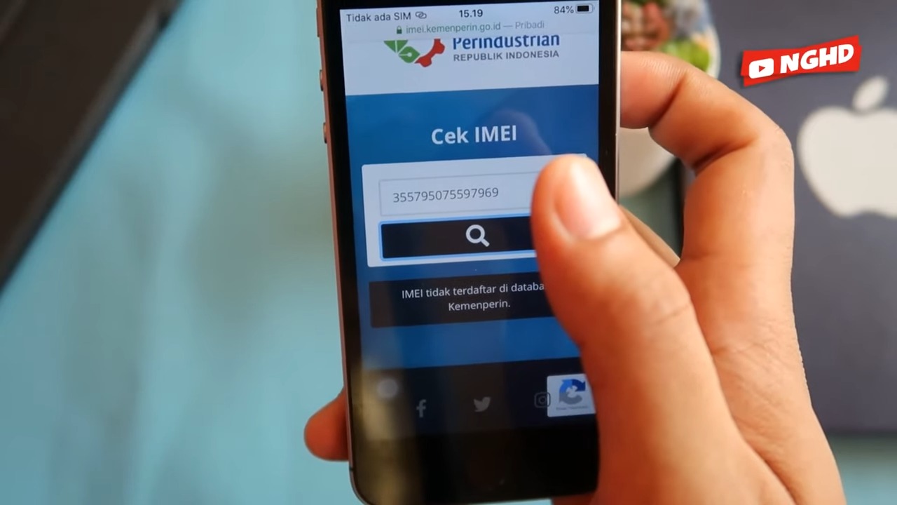 cara cek IMEI iPhone terdaftar atau tidak 3