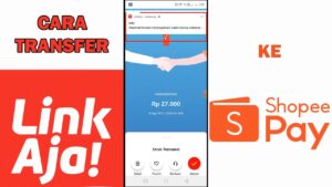 cara isi ShopeePay lewat Linkaja