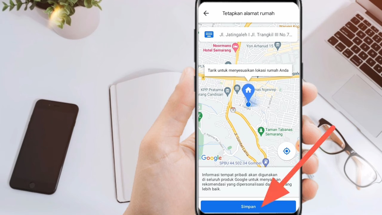 cara membuat alamat di Google Map 3