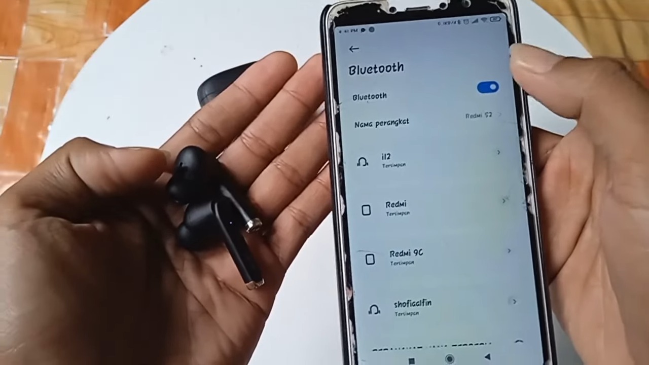 cara menyambungkan headset Bluetooth ke HP 2