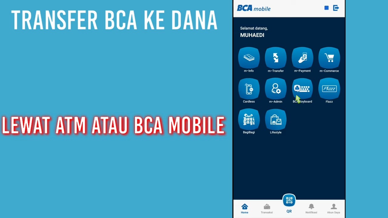 cara top up DANA lewat BCA 2