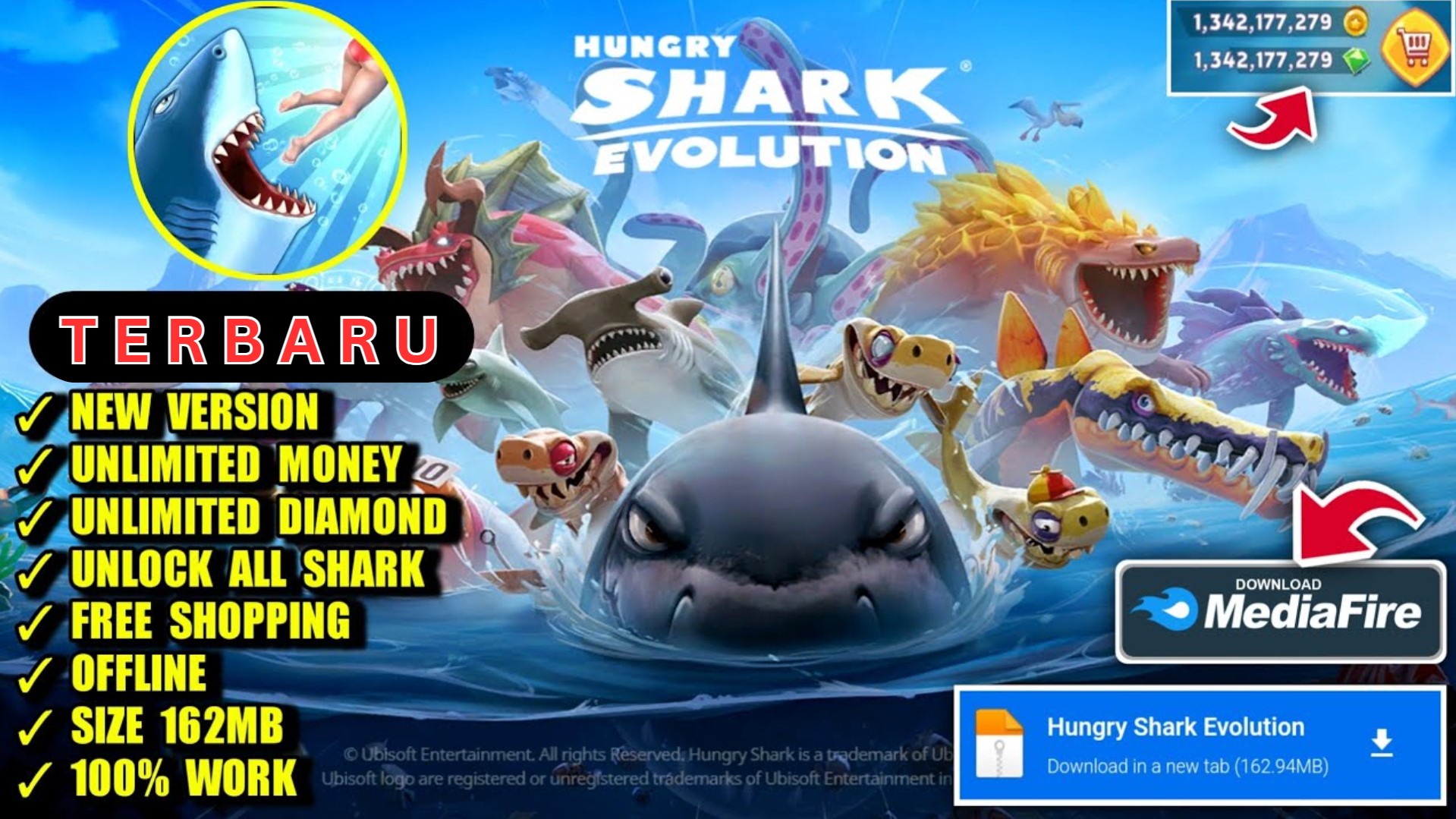 Penjelasan Game Hungry Shark Evolution Mod Apk