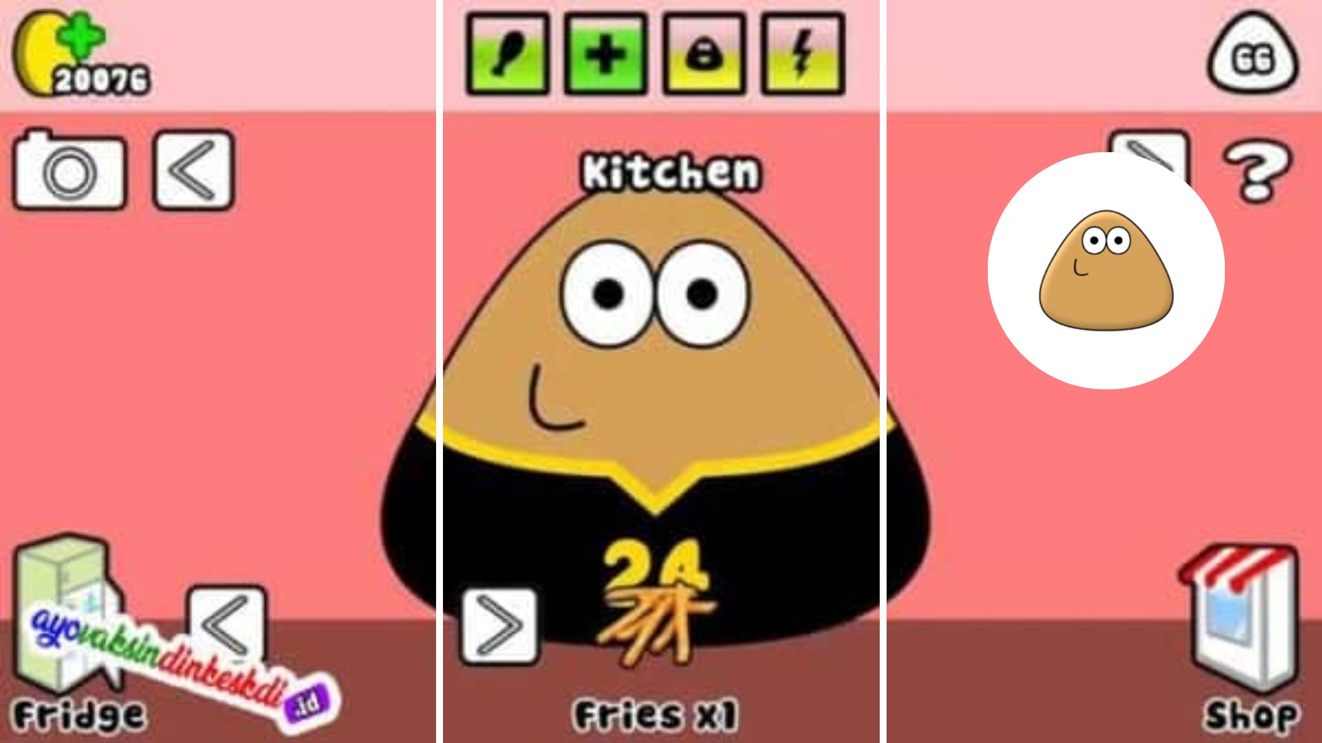 Penjelasan Singkat Game Pou Mod Apk