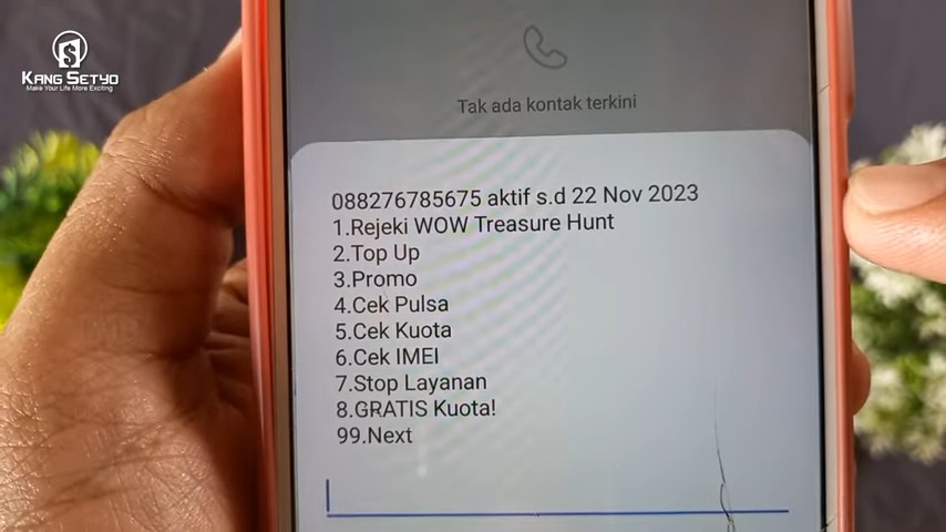 cara mengecek nomor kartu Smartfren 3