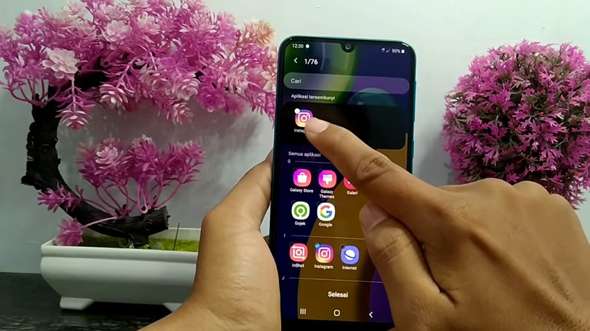 cara menyembunyikan aplikasi di HP Samsung 3