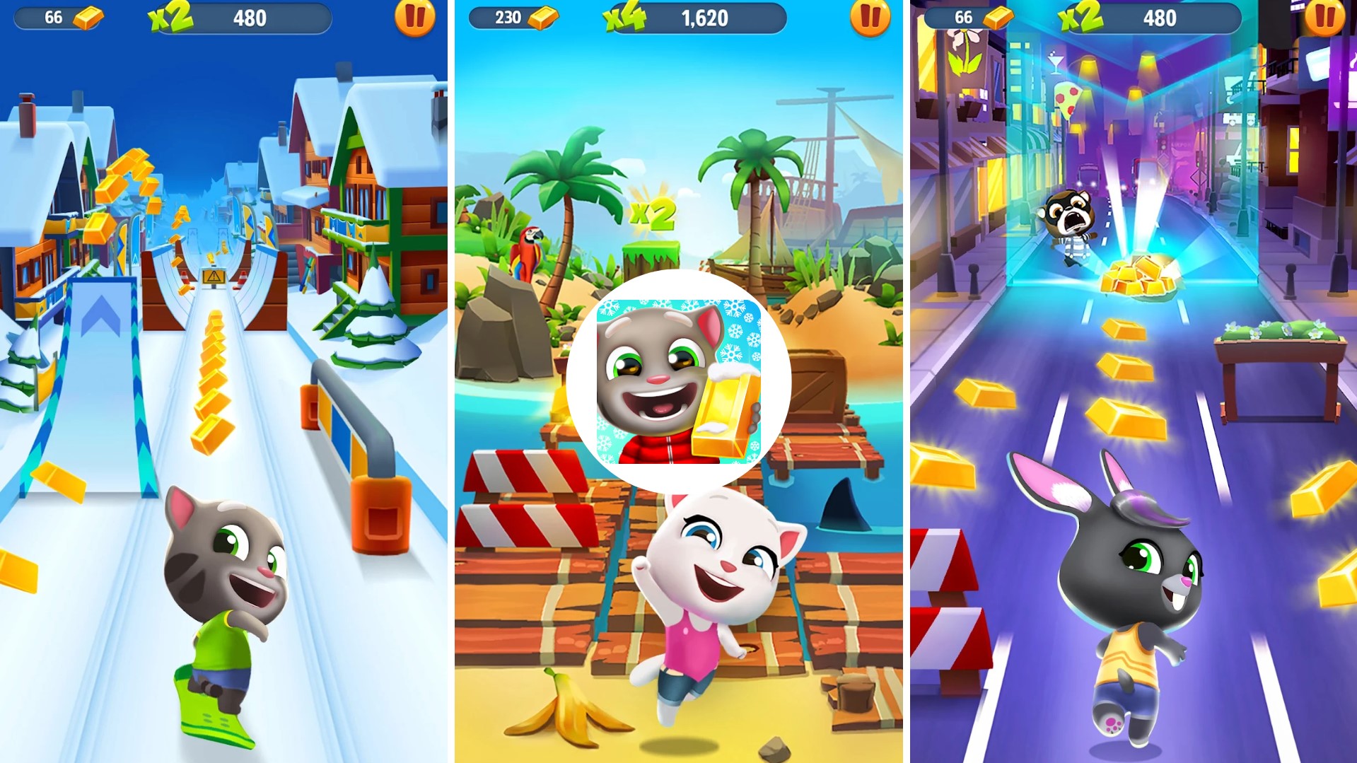 Penjelasan Singkat Game Talking Tom Gold Run Mod Apk