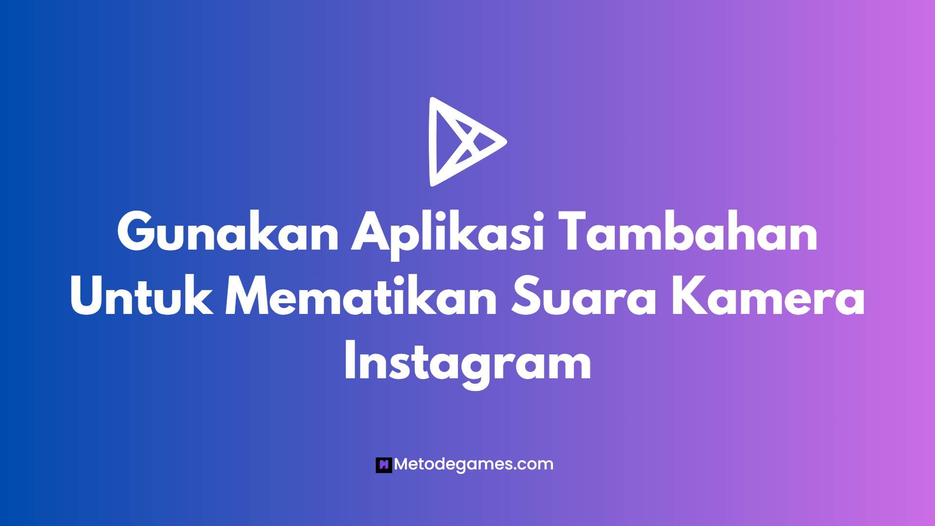 Gunakan Aplikasi Tambahan Untuk Mematikan Suara Kamera Instagram