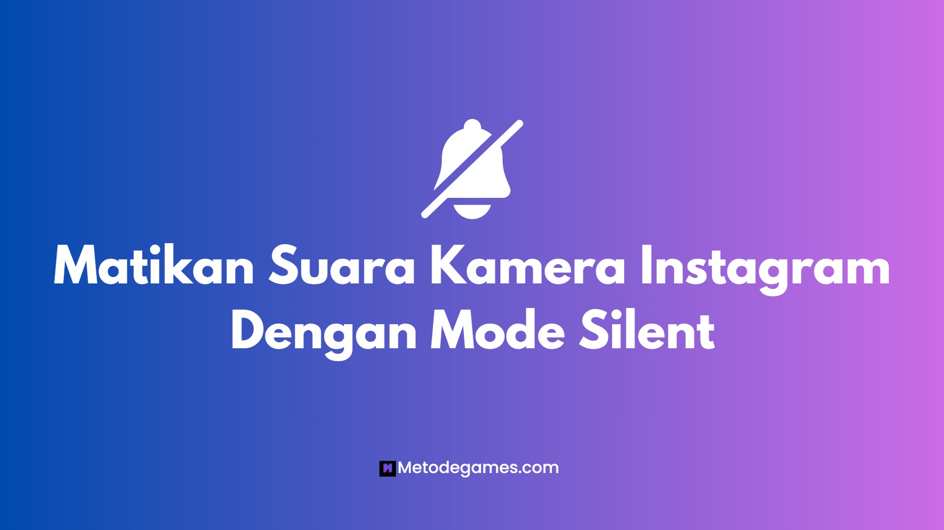 Matikan Suara Kamera Instagram Dengan Mode Silent