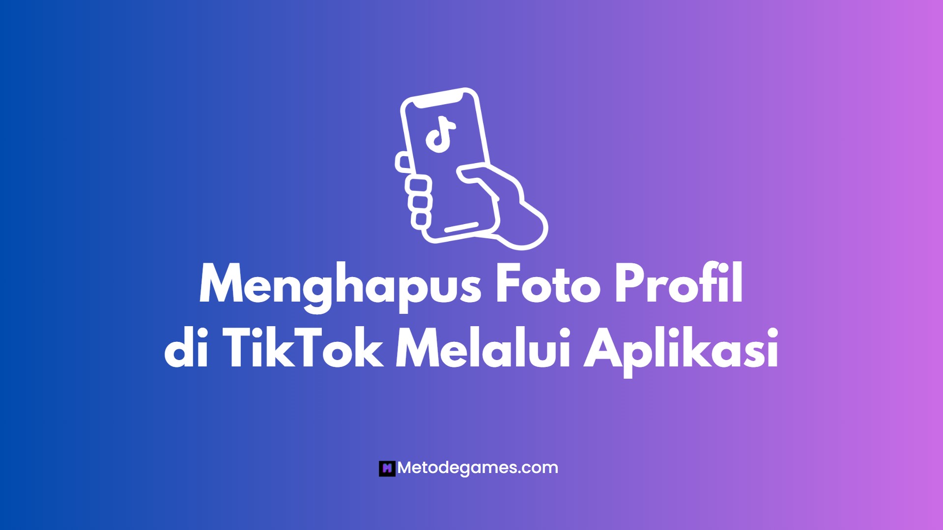 Menghapus Foto Profil di TikTok Melalui Aplikasi